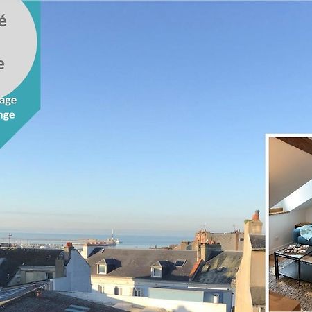 Appart Lh L'Estuaire - F2 Vue Mer Proximite Plage Le Havre Exterior foto