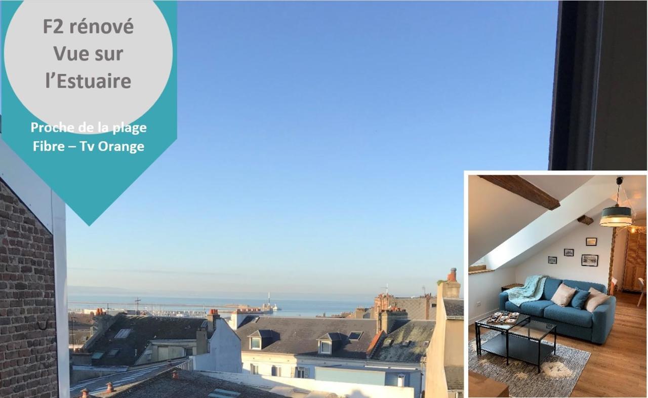 Appart Lh L'Estuaire - F2 Vue Mer Proximite Plage Le Havre Exterior foto